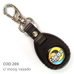 Chaveiro (COD 200) 100un Preto Fosco