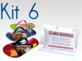 .KIT 6 (chinelo + 2 fronhas)