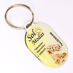 Chaveiro (COD 719) 100un Chapinha Oval