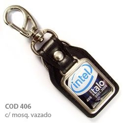 Chaveiro (COD 406) 100un Couro Sintético