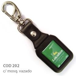 Chaveiro (COD 202) 100un Emborrachado Quadrado