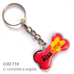 Chaveiro (COD 710) 100un Chapinha Ossinho
