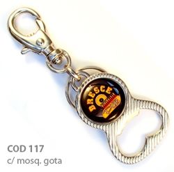 Chaveiro (COD 117) 100un Abridor Cromado