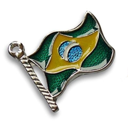 Chaveiro (COD 518) 100un Bandeira Brasil